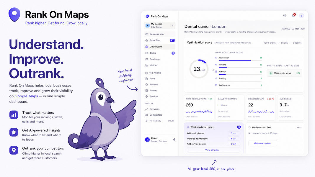 Rank on Maps AI