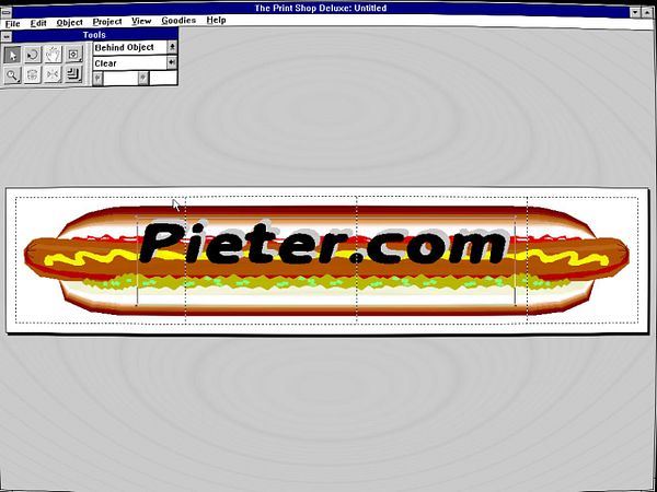 Screenshot of an installation error for Print Shop Deluxe 2.0 in Windows compatibility mode.