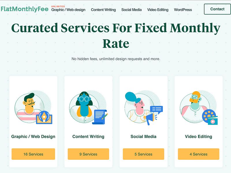 Flat Monthly Fee