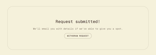 Screenshot of a YC Startup School application form filled out with user details in the Atlas browser interface.