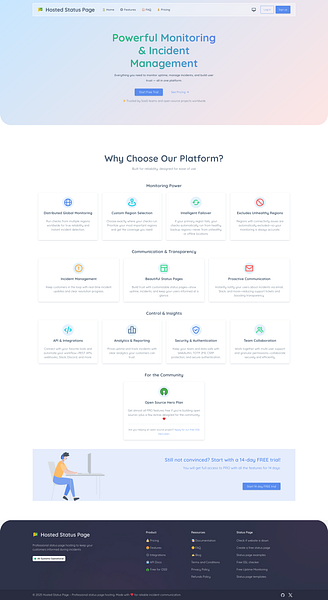Status Page and Uptime Monitoring
