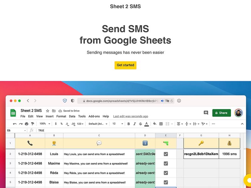 Sheet 2 SMS