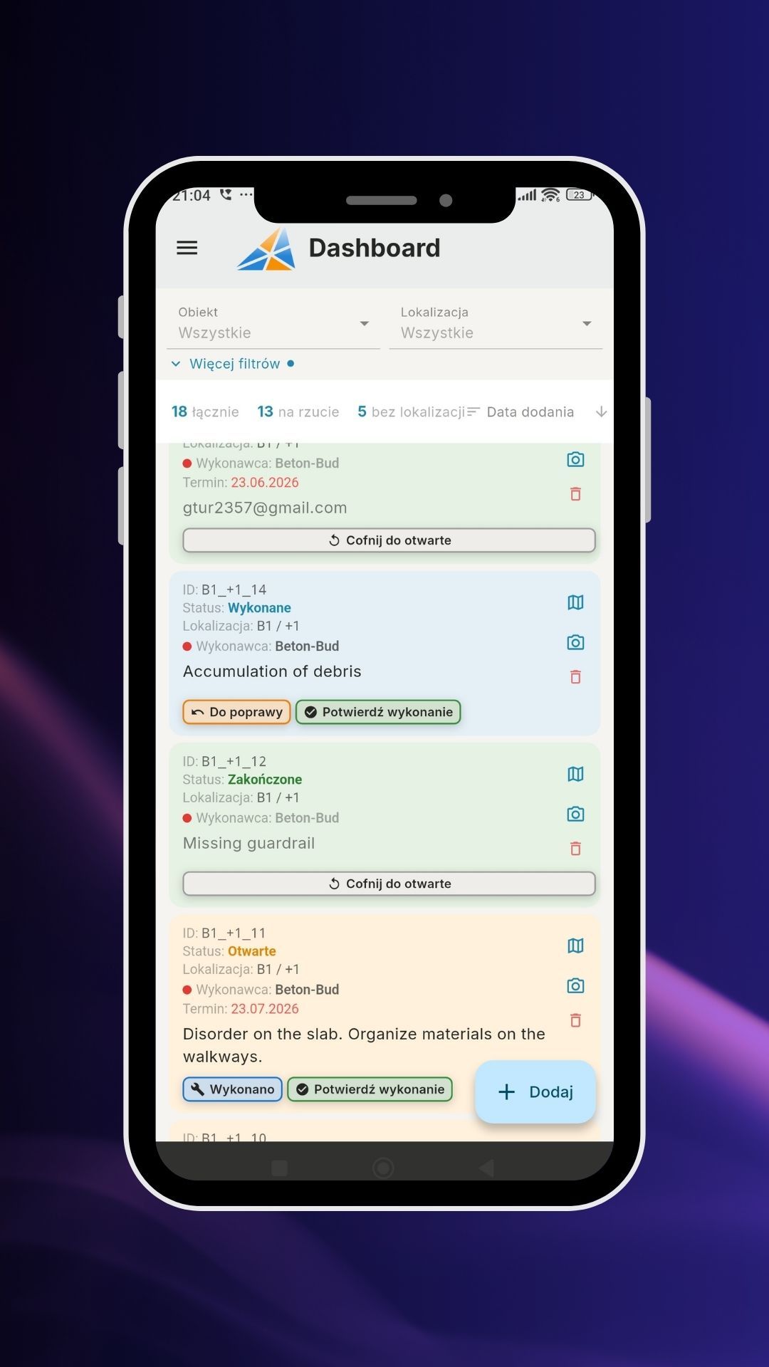 FixControl: Log, locate, and resolve construction defects | BetaList
