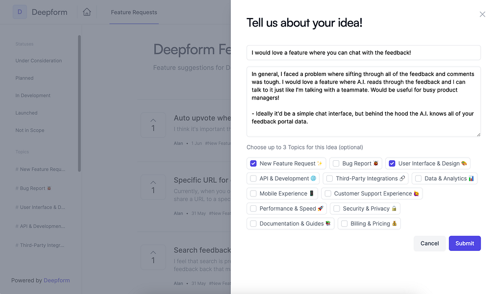 Deepform
