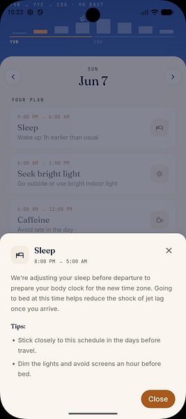 Jetlag Coach