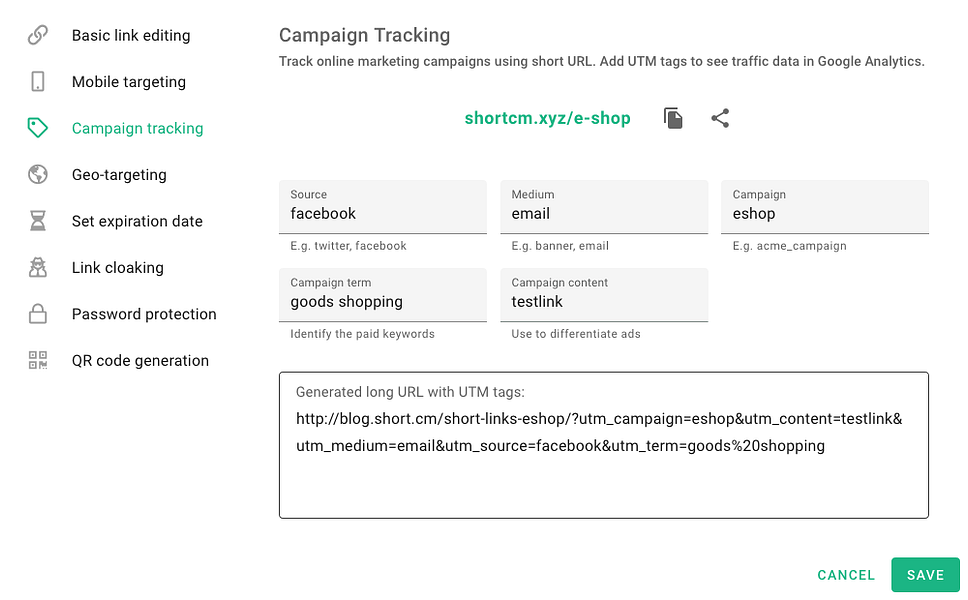 Short.io (former Short.cm)