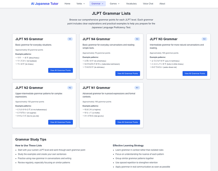 AI Japanese Tutor