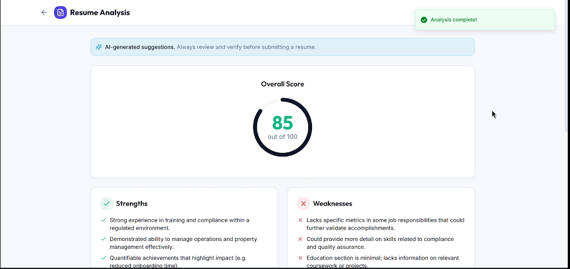 JobFit AI