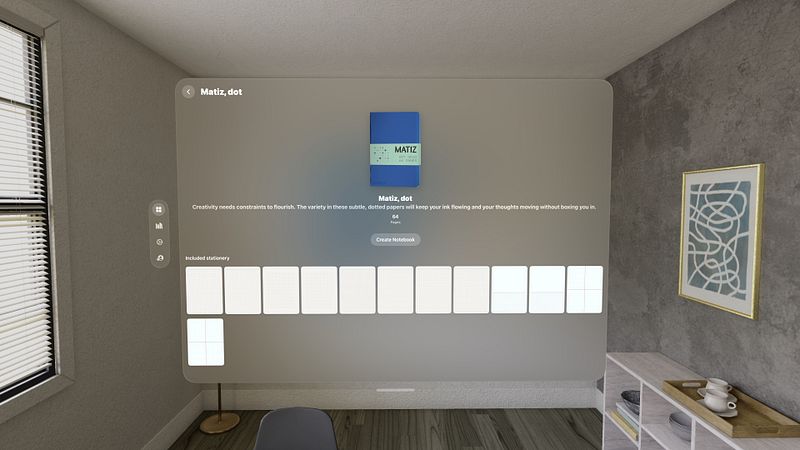 Screenshot of Penbook Pencil Notebook