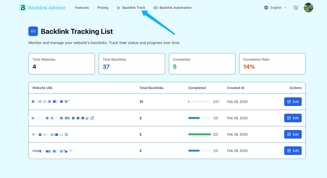backlink advisor