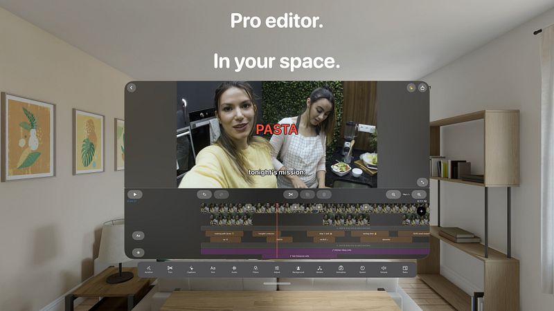 Screenshot of AI Video Editor: Monito