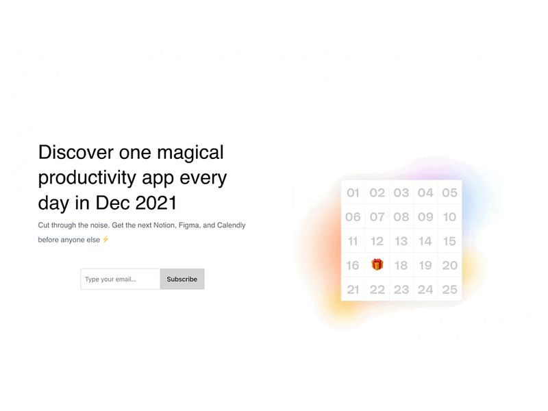 App Advent Calendar