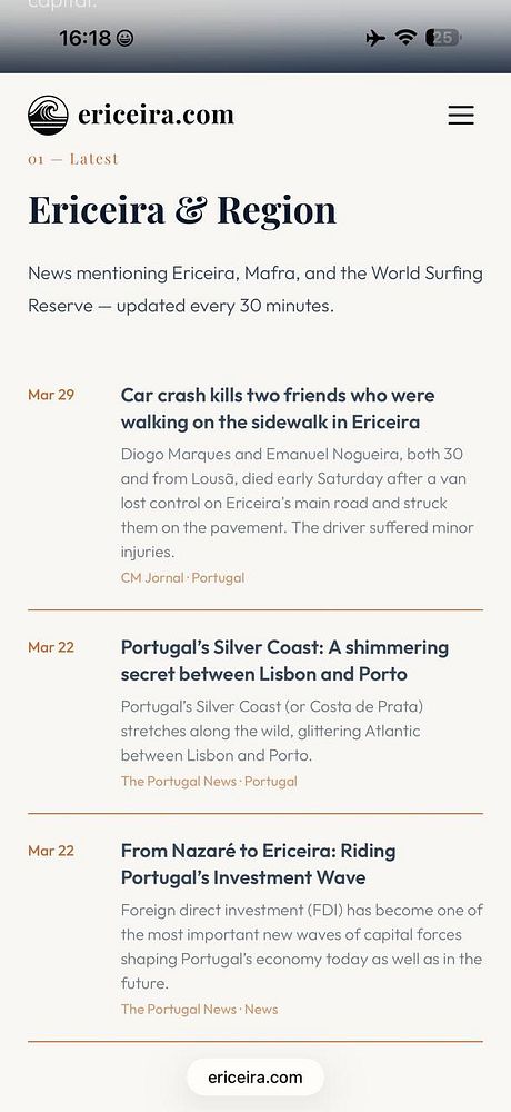 Black and white photograph of a traditional fishing boat on calm waters near rocky shorelines with rolling waves crashing in the background.