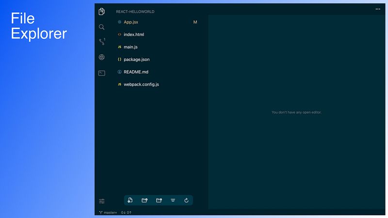 Screenshot of Code - Editor Git and Terminal
