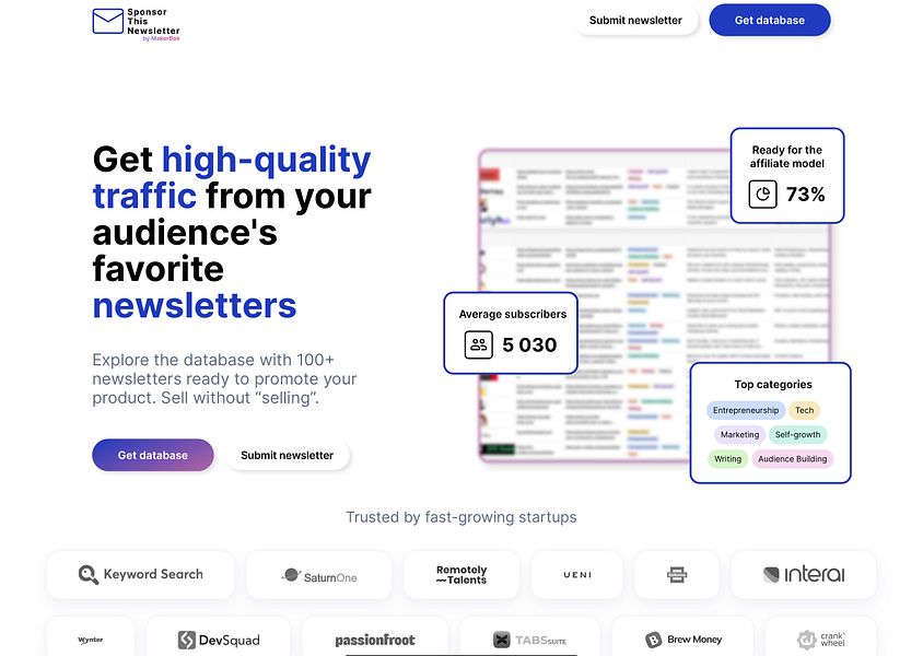 Sponsor This Newsletter