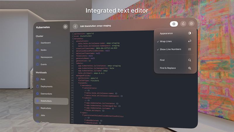 Screenshot of Nautik for Kubernetes