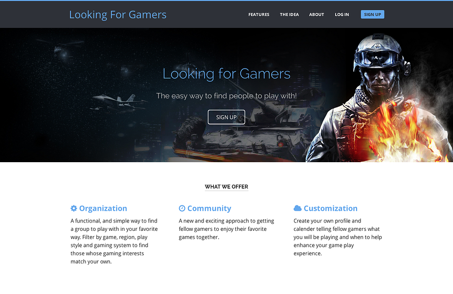 Looking for Gamers