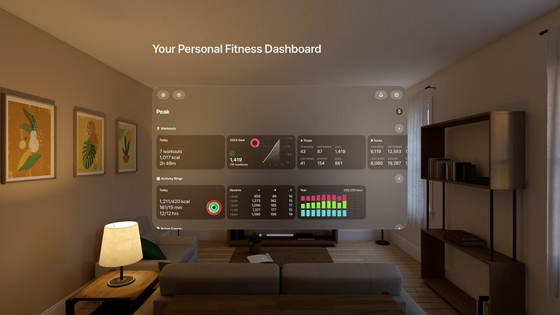 Screenshot of Peak: Fitness Widgets