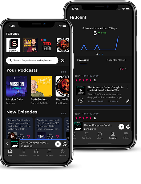 Podurama: Podcast player