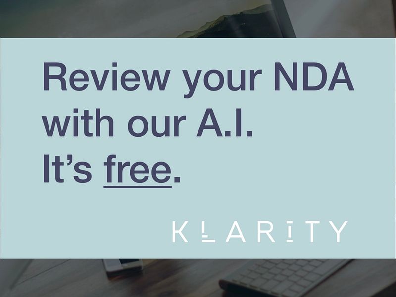Klarity Instant NDA Review Tool